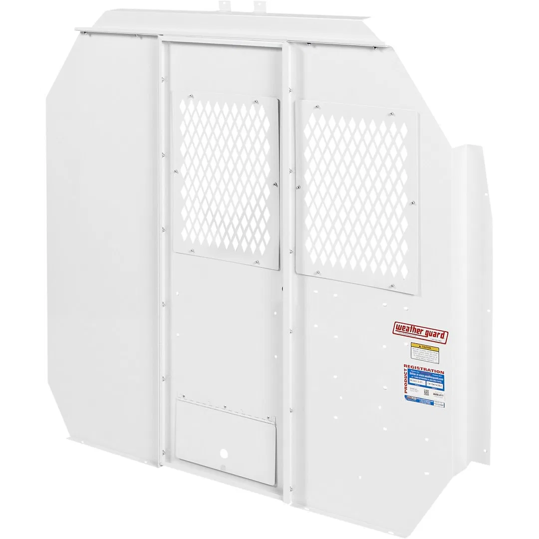 96302-3-01D – WEATHERGUARD Bulkhead Divider, Full Bulkhead Deep Offset Fixed Panel With Dog Door Converts To Door Wit...